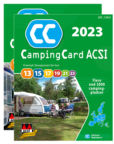 ACSI Campingbogen 2023 er udkommet.